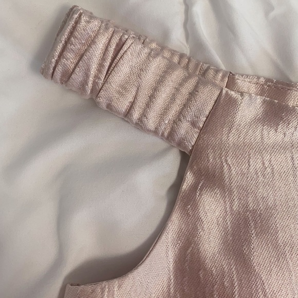 ASOS Rose Gold Off The Shoulder Top - Picture 3 of 6